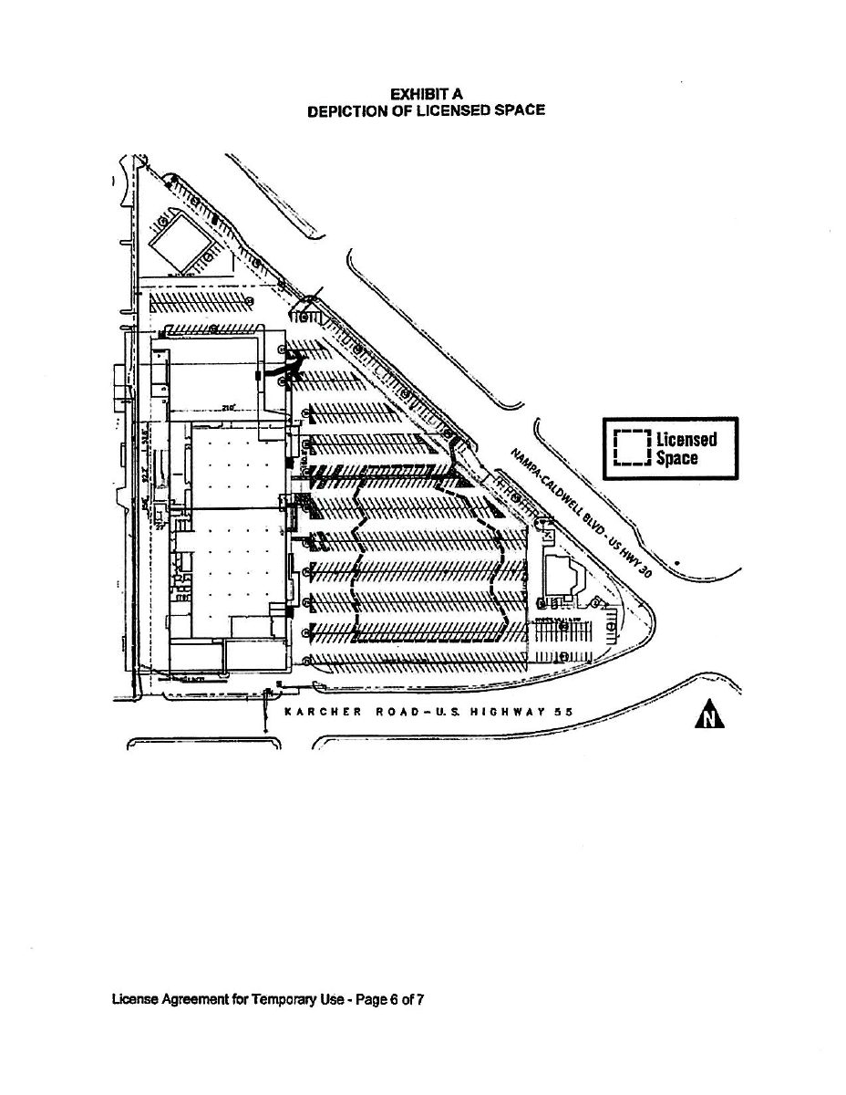 Site plan: Temporary offsite car sales event approved for Team Mazda