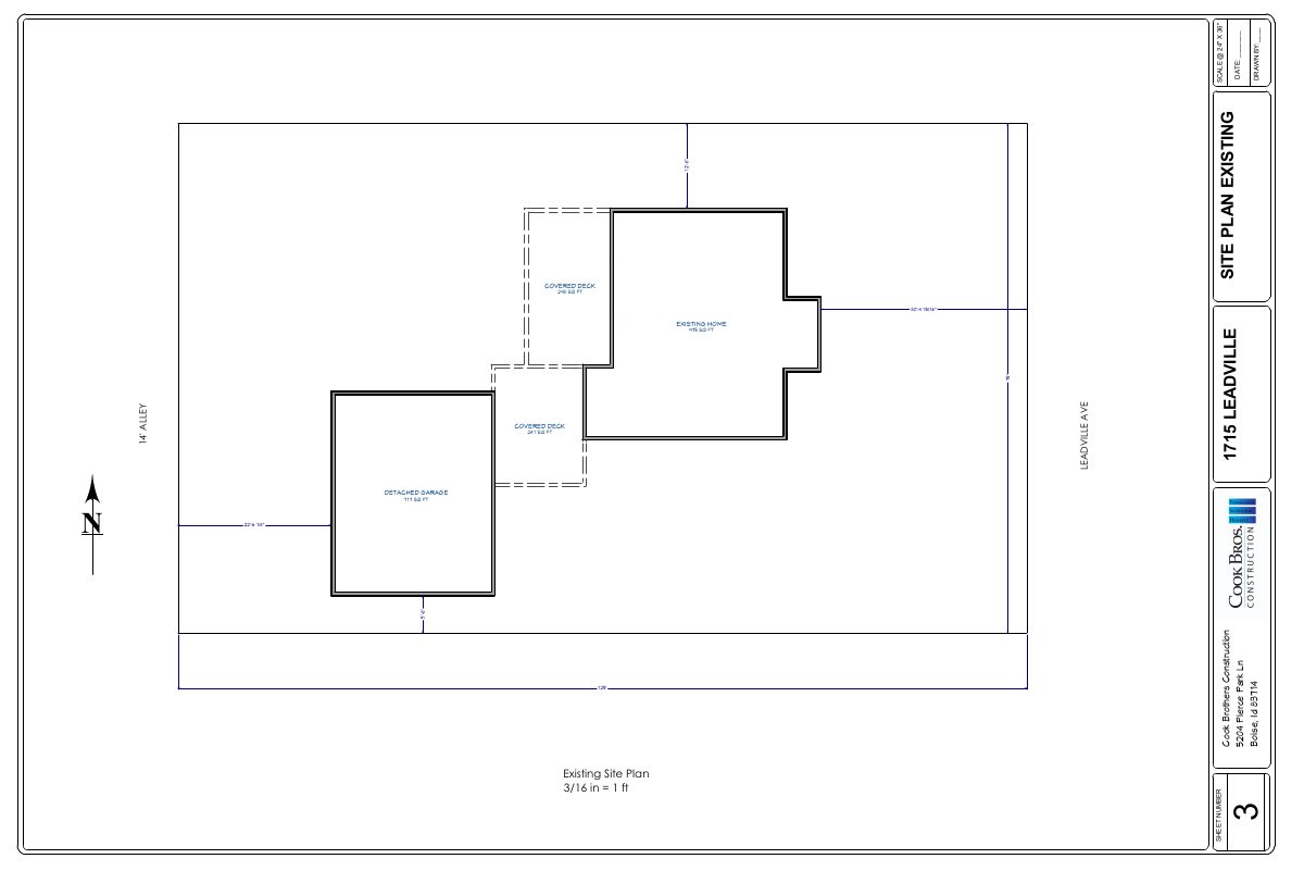 Site plan: Plan for 3 small homes with garage apartments on 0.21 acres expires