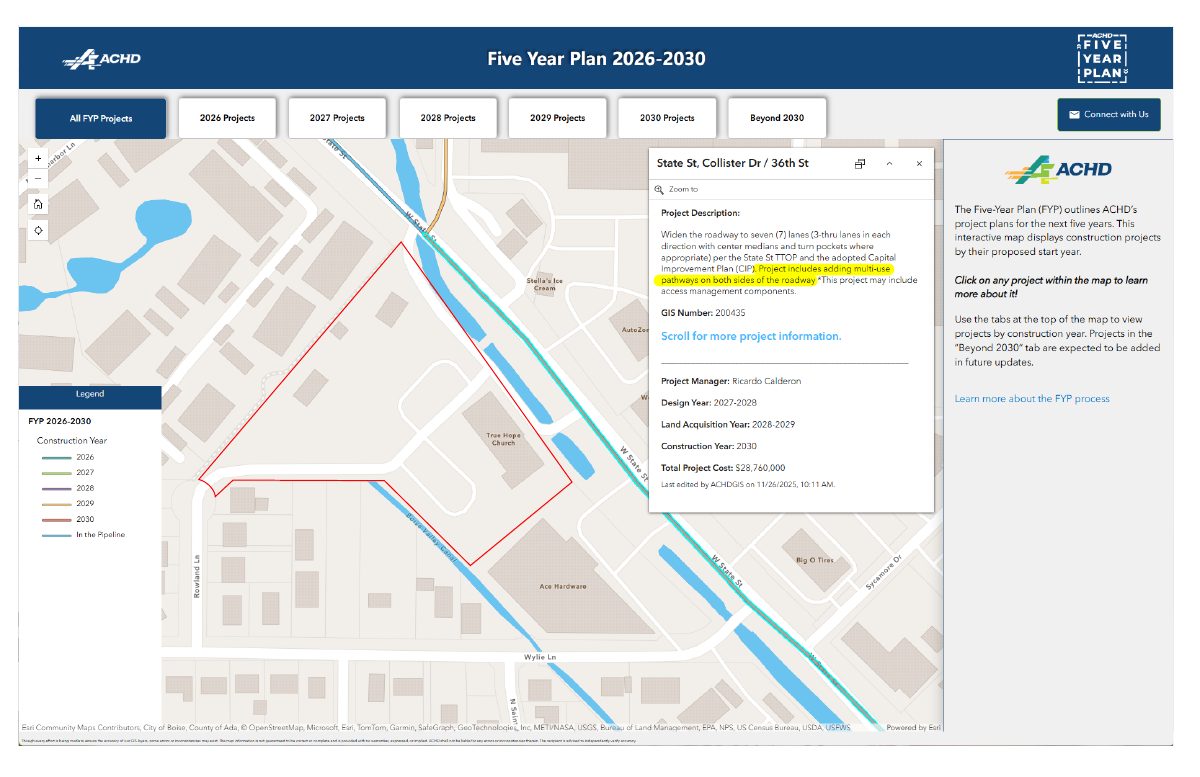 Site plan: Variance to skip required frontage improvements is withdrawn