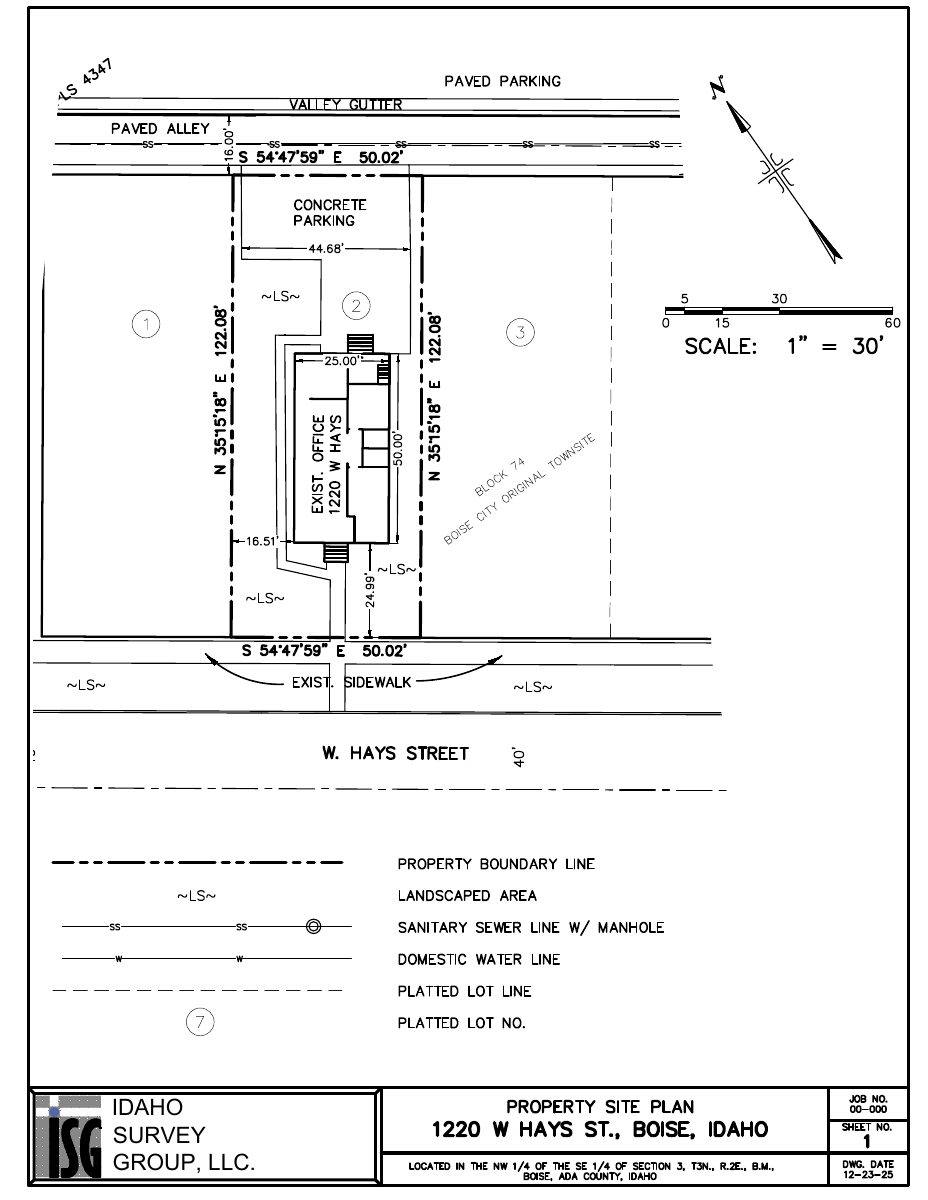 Site plan: Neighborhood book cafe approved in former office building