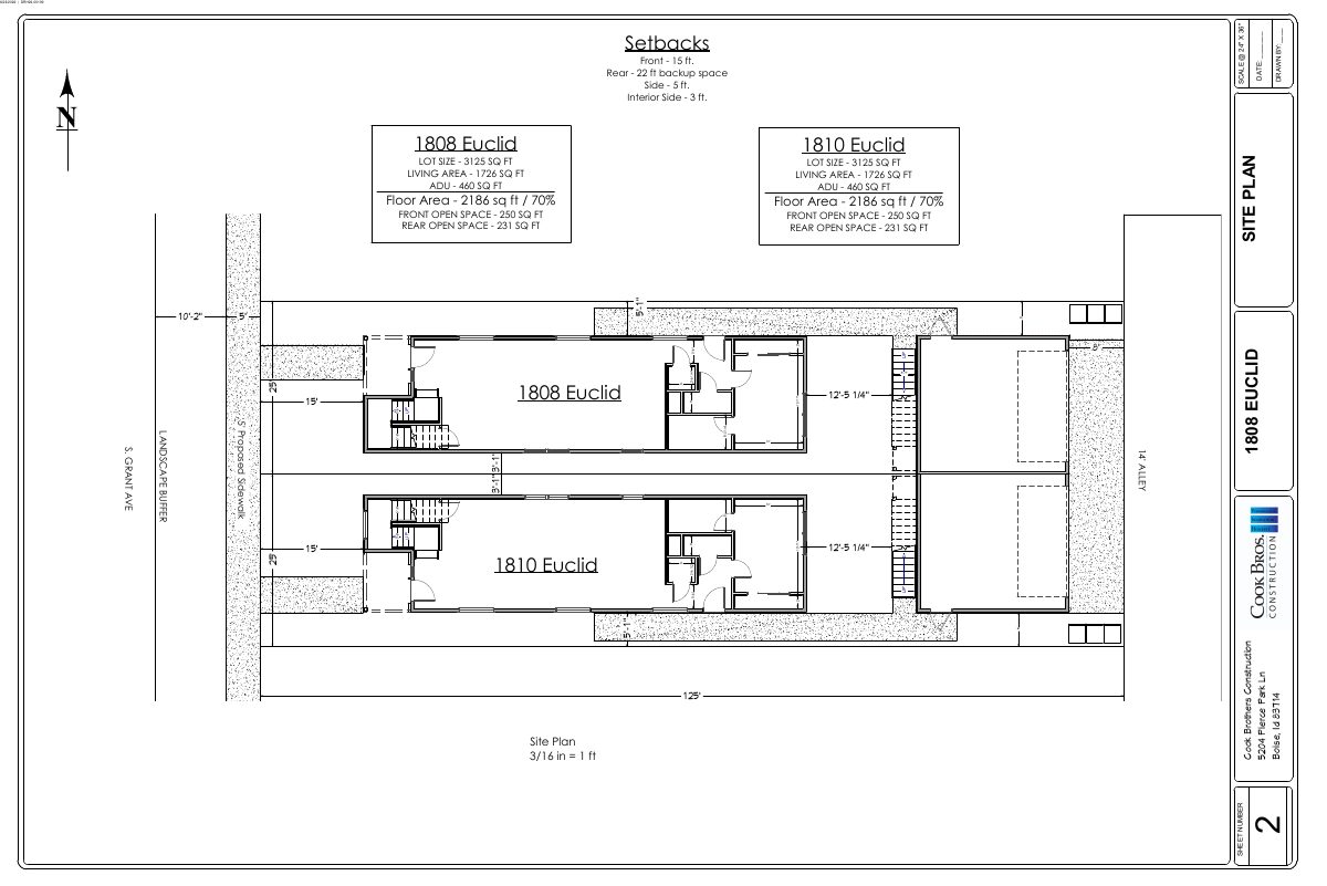 Site plan: Small-lot single-family homes with accessory dwelling units approved