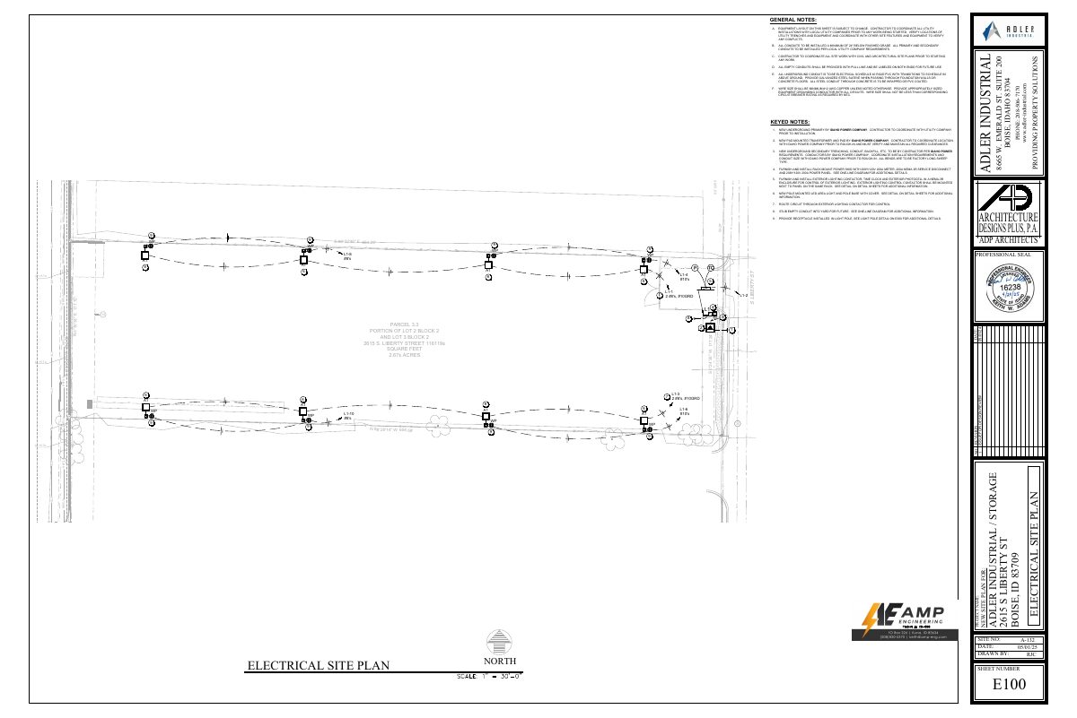 Site plan: Outdoor storage use approved on 2.67-acre industrial site