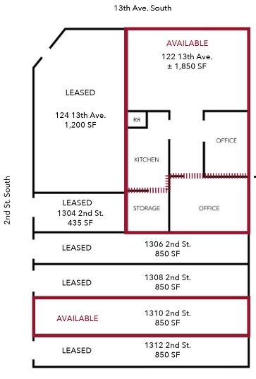 Site plan: Nail salon approved for existing commercial building downtown