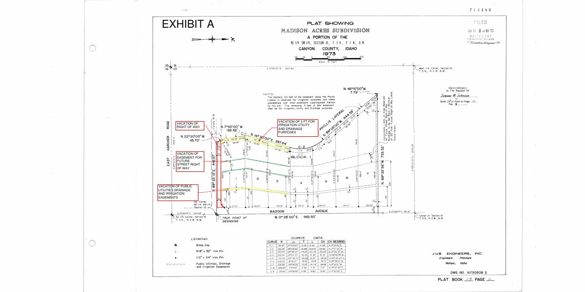 Site plan: Nampa approves vacation of right of way and easements with conditions