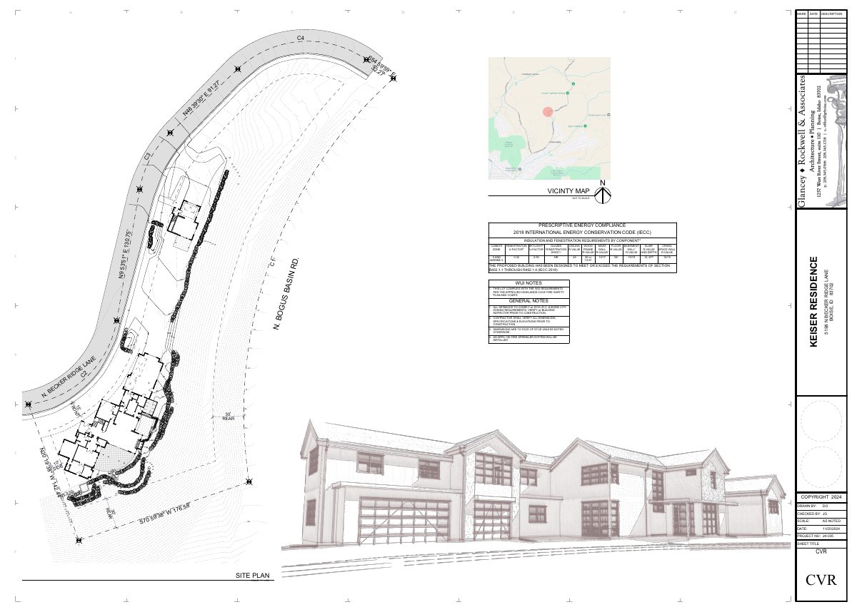 Site plan: Single-family home with detached accessory unit approved on 1.69-acre hillside lot