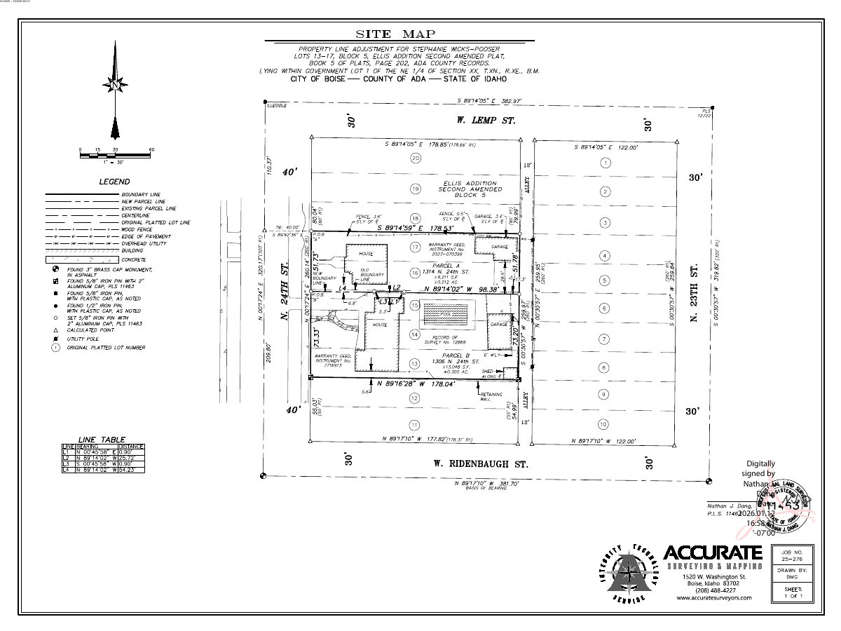 Site plan: Property line shift between two neighboring lots approved with conditions