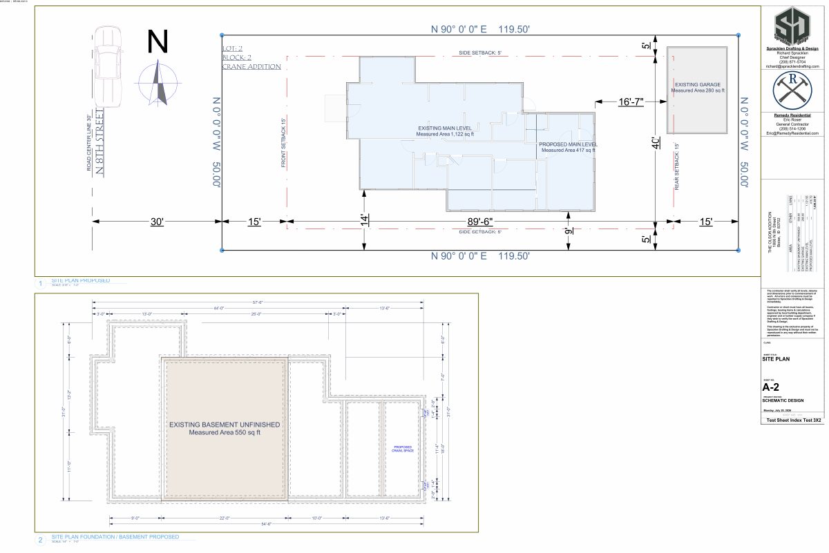 Site plan: Rear addition to historic house approved with conditions on siding and windows
