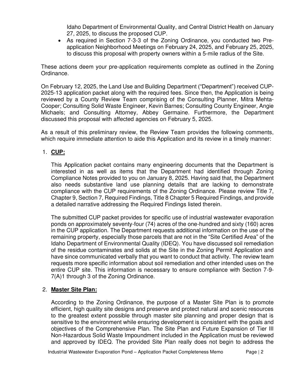 Site plan: Conditional use permit approved