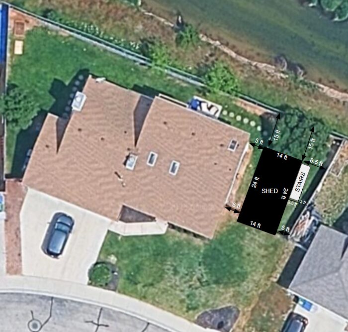 Site plan: Request to vacate an easement on a residential lot is under review