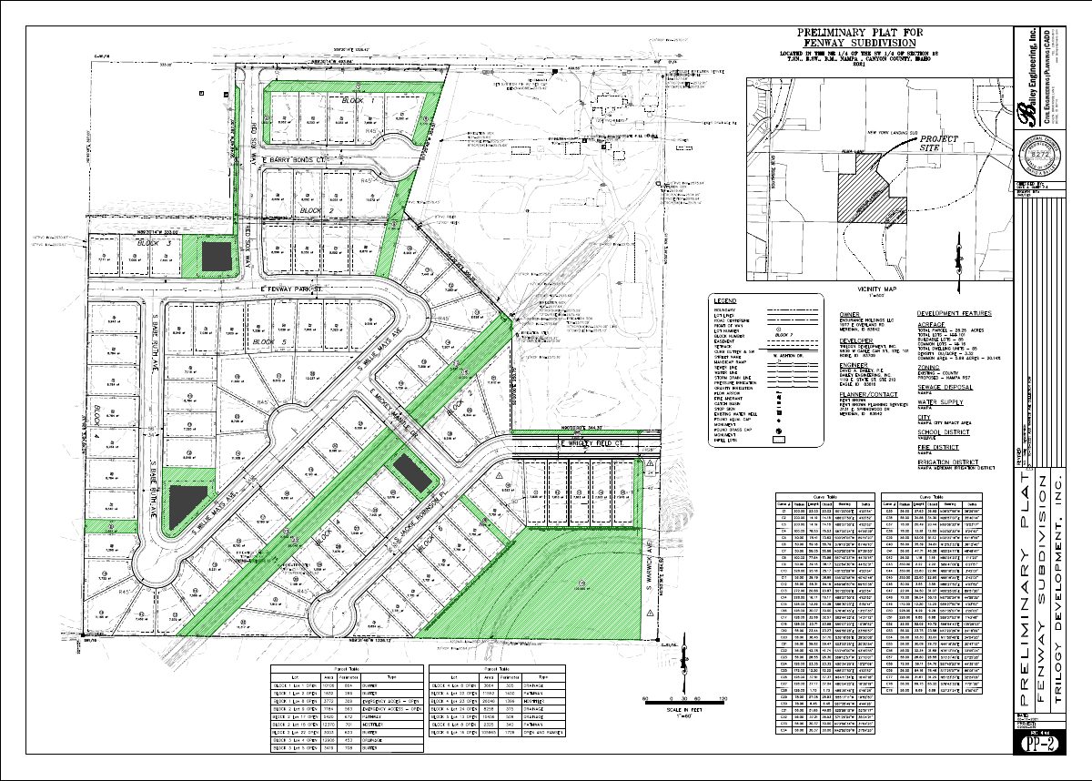 Site plan: 51-lot single-family subdivision approved on 17.7 acres