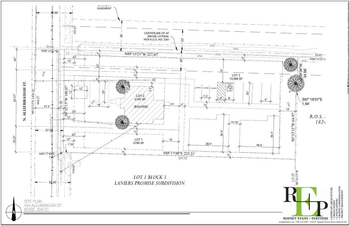Site plan: 10-unit multifamily project on 0.52-acre lot approved with land division