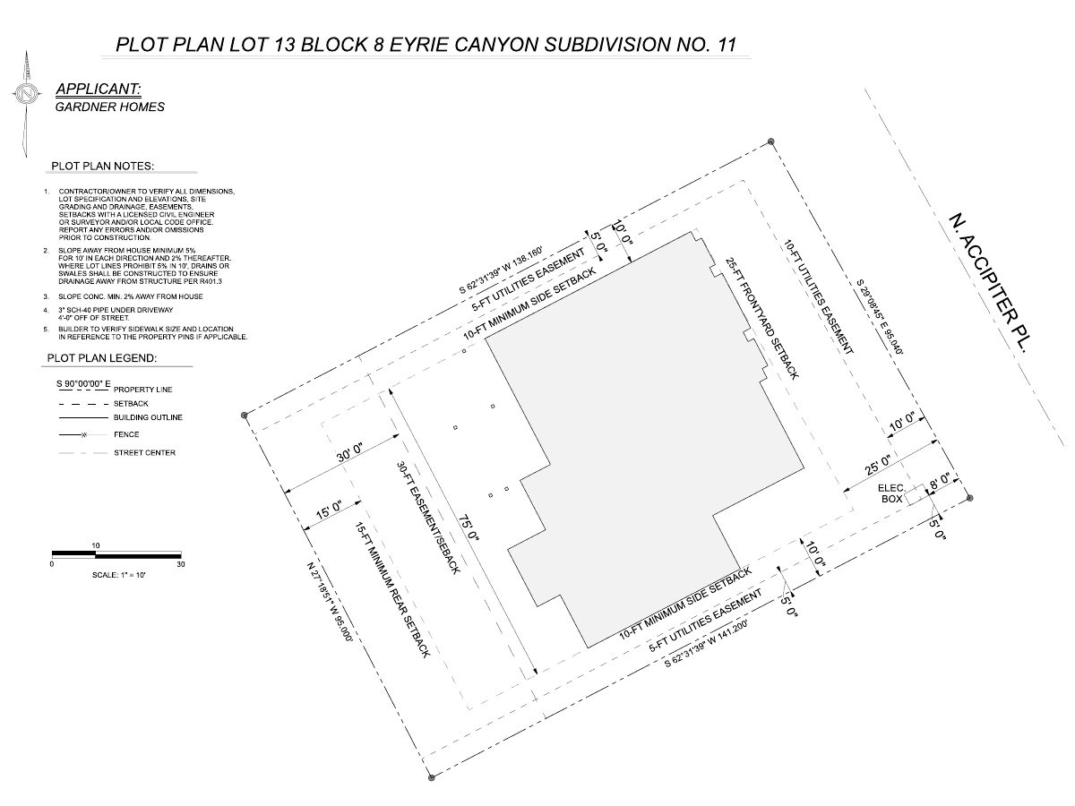 Site plan: Single-family home in hillside area approved on 0.3-acre lot