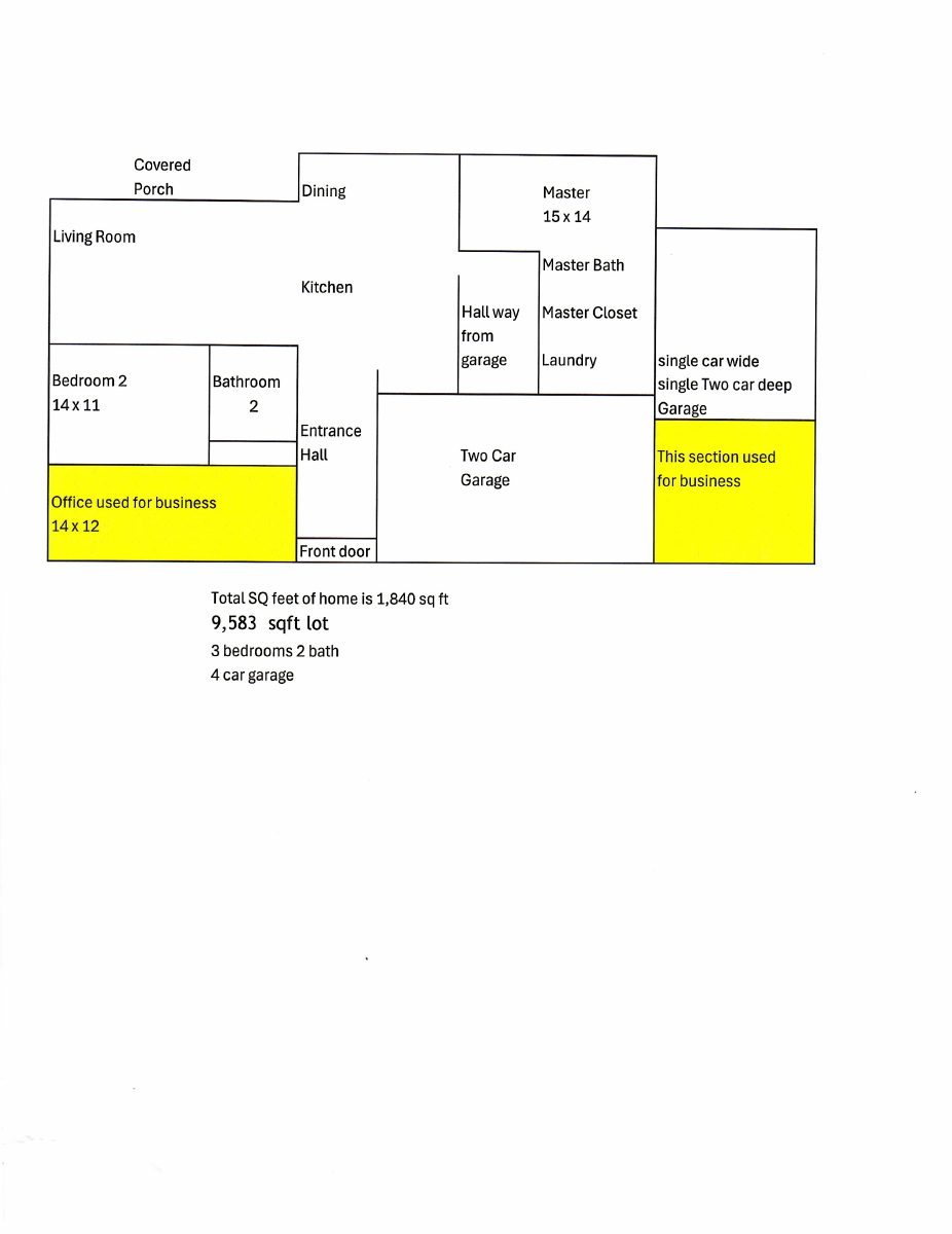 Site plan: Home-based window coverings business approved, with no customer visits planned