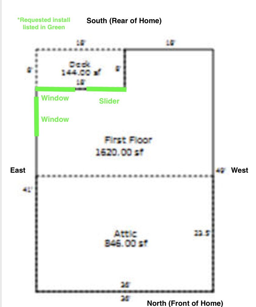 Site plan: Window changes at historic home approved by city staff