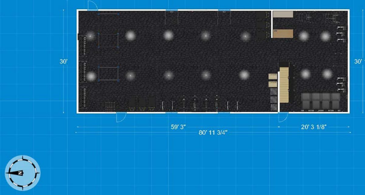 Site plan: Home personal training business approved with conditions in backyard building