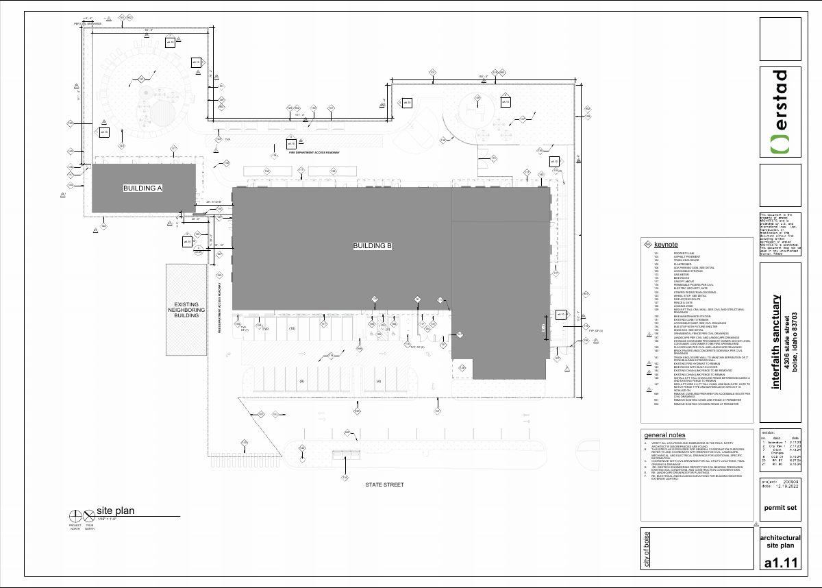 Site plan: Interfaith Sanctuary shelter relocation to former Salvation Army site approved