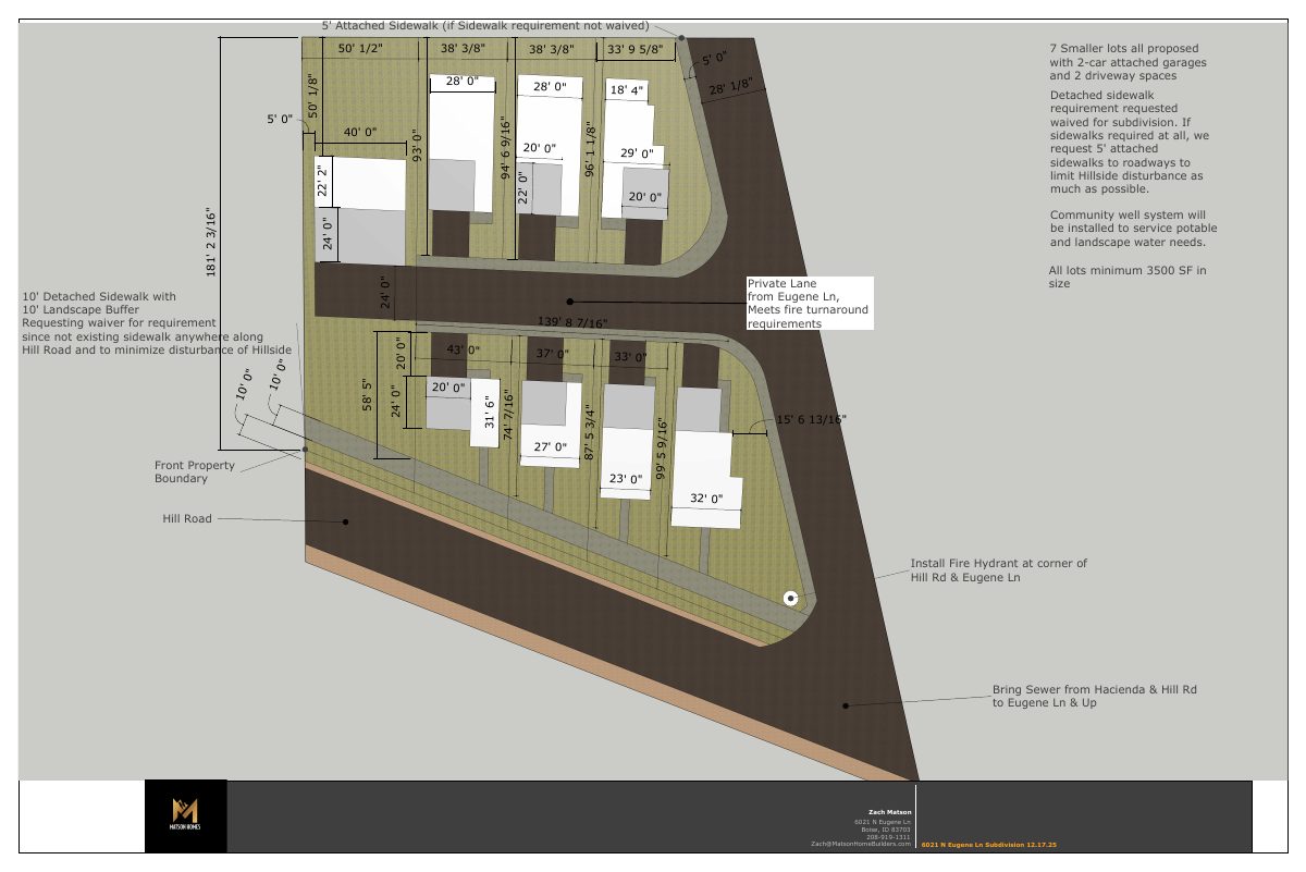 Site plan: Eight-home subdivision proposal withdrawn