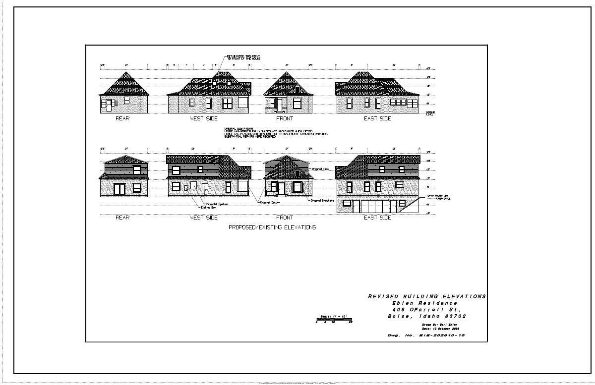 Site plan: New stucco siding and dormers approved for historic home