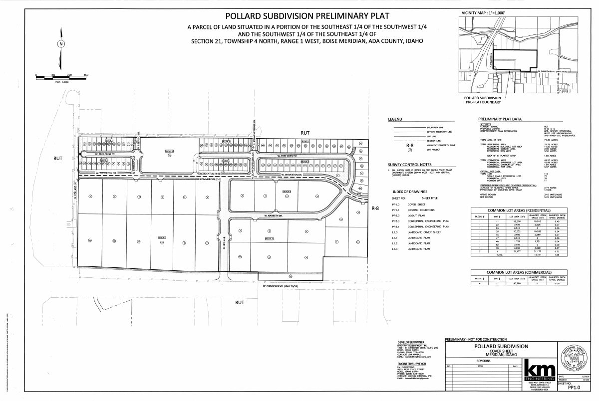 Site plan: Approved: 74 homes and mixed uses on 71 acres of former farmland