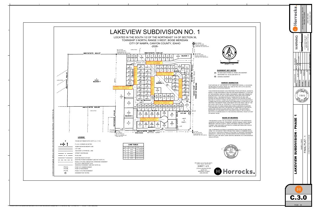Site plan: 89-home first phase of Lakeview subdivision approved in Nampa