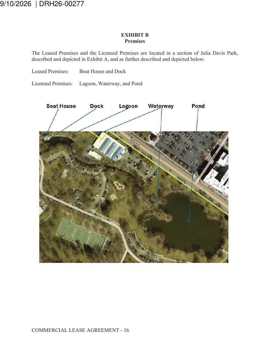 Site plan: Mural approved through design review