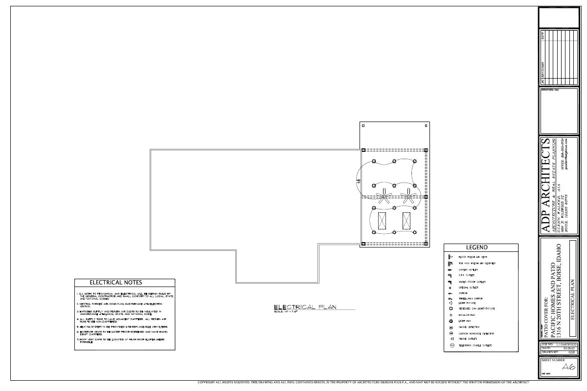Site plan: Covered rear patio for single-family home approved