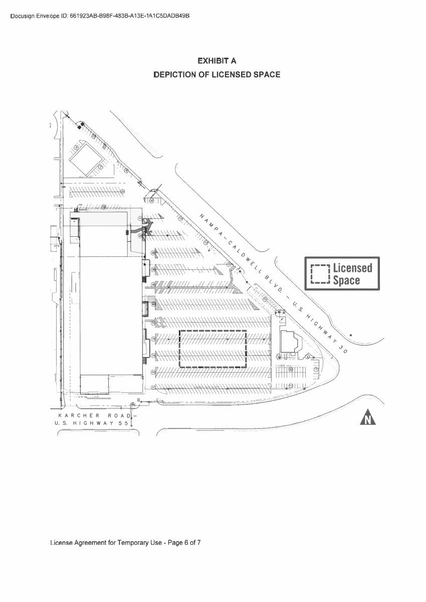 Site plan: Temporary Christmas tree lot approved