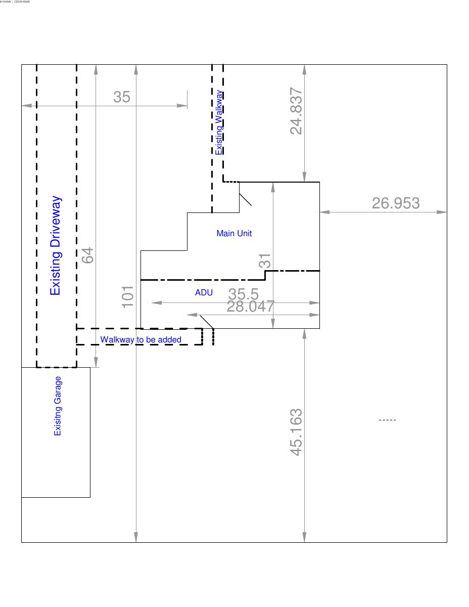 Site plan: 377-square-foot accessory dwelling unit approved with conditions