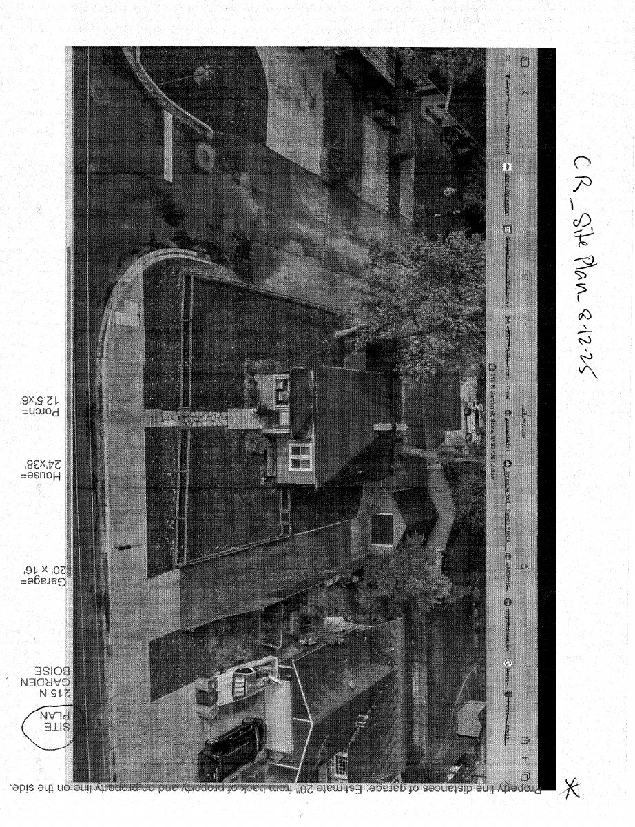 Site plan: Conversion of existing garage into accessory dwelling unit sought