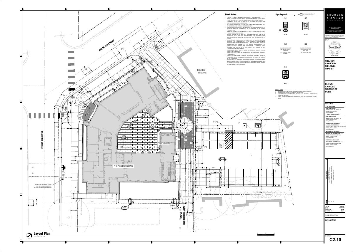 Site plan: Planning project