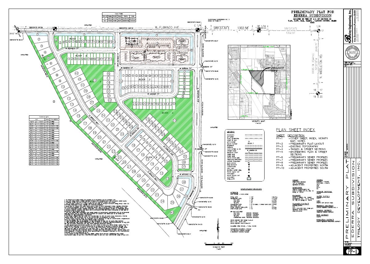 Site plan: 68-home subdivision of attached and detached houses approved with conditions
