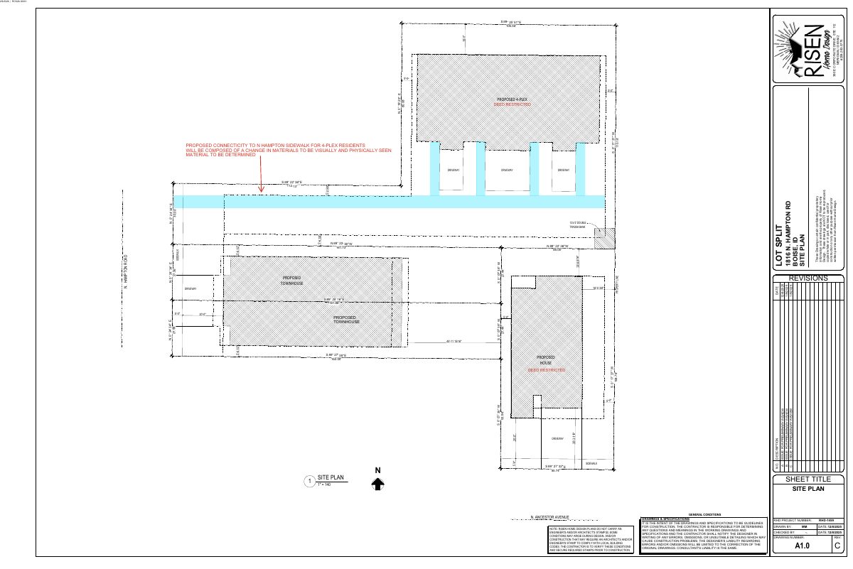 Site plan: Request to divide a 0.61-acre residential lot on hold after city returns it