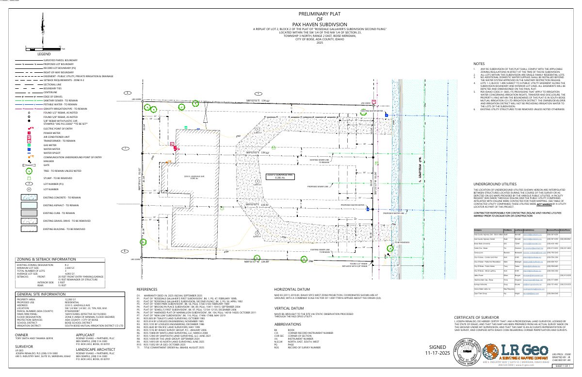 Site plan: City Council approves three-lot subdivision for single-family homes