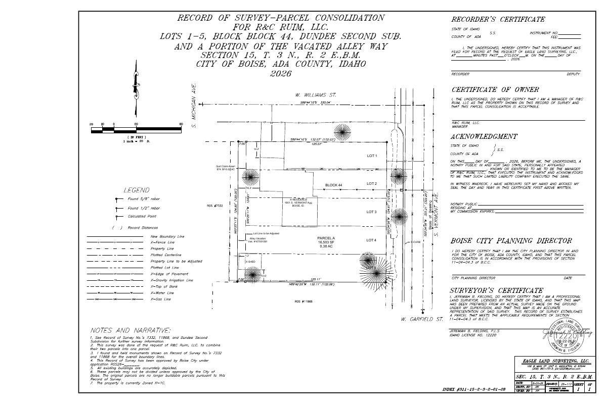 Site plan: Plan to combine two parcels into one lot approved with conditions