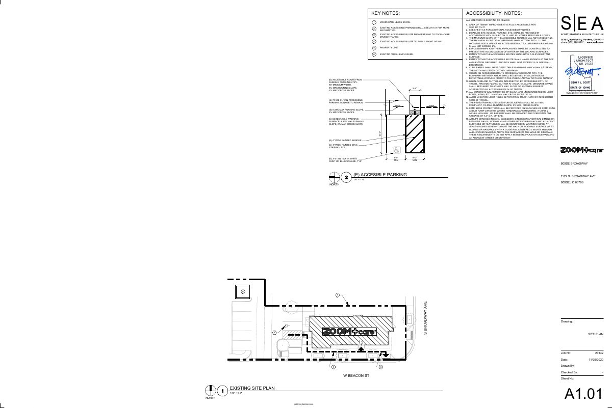 Site plan: Planning project