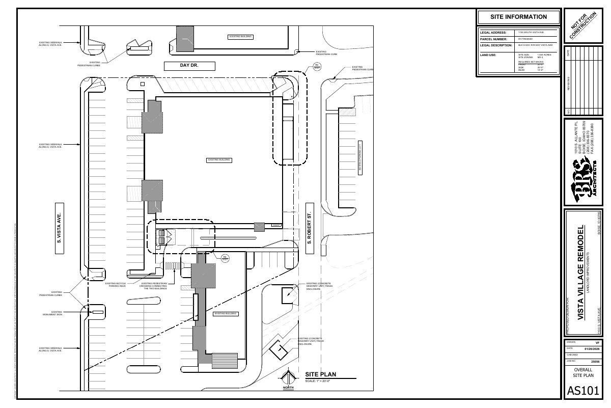 Site plan: Approved variance lets loading dock reach Robert Street property line