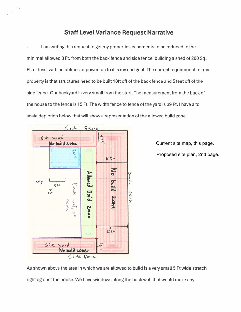 Site plan: Nampa denies variance for 112-square-foot backyard shed near property lines