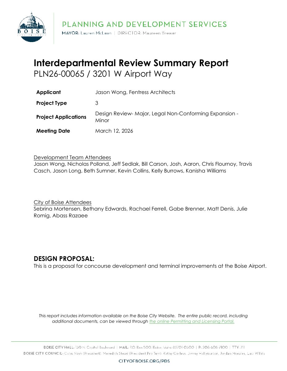 Site plan: Expansion of airport terminal and associated buildings approved