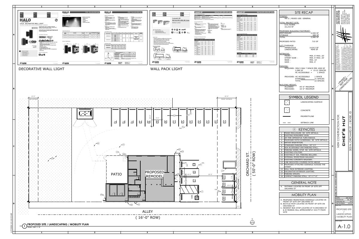 Site plan: Restaurant remodel with new mural and minor exterior changes approved