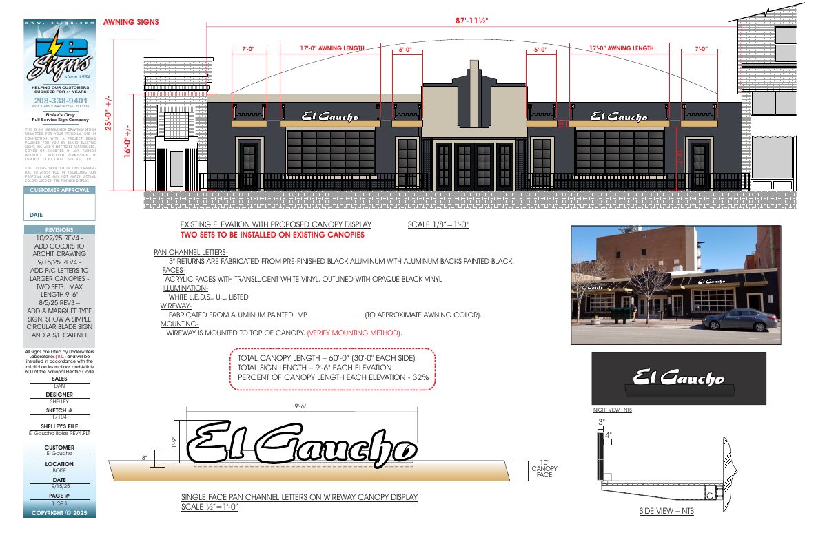 Site plan: Sign in historic district approved by city staff