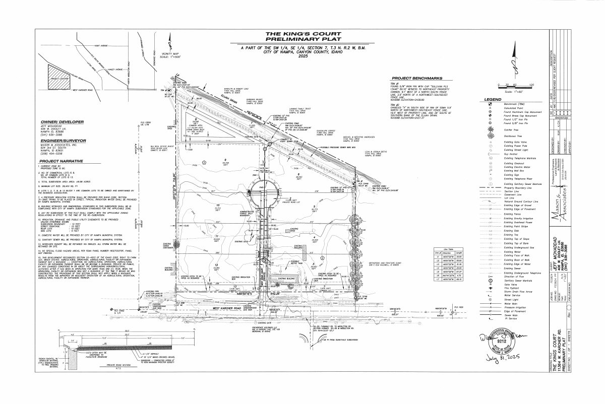 Site plan: Business park with 8 commercial lots approved on nearly 9 acres