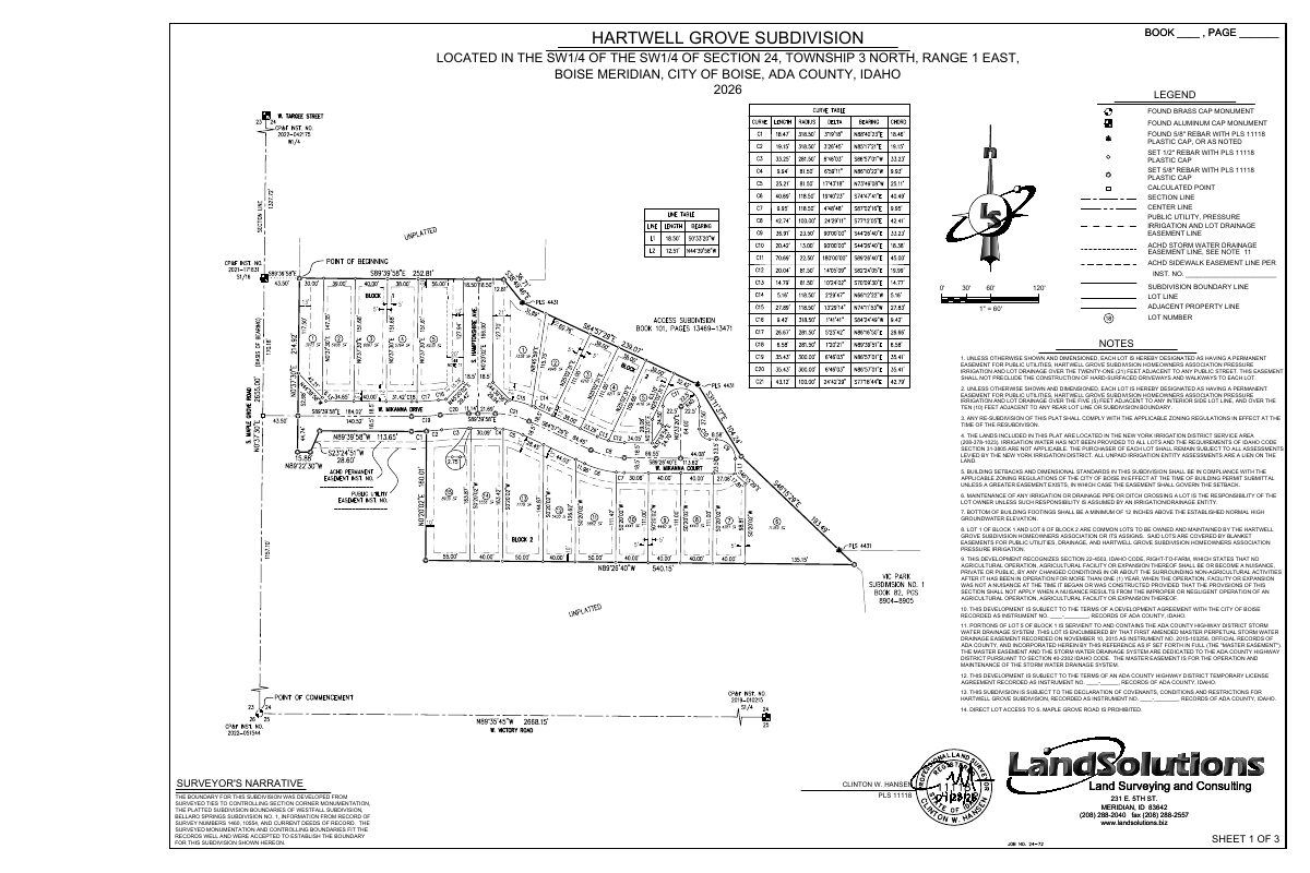 Site plan: Final plat sought for 18 single-family homes on 3.4 acres