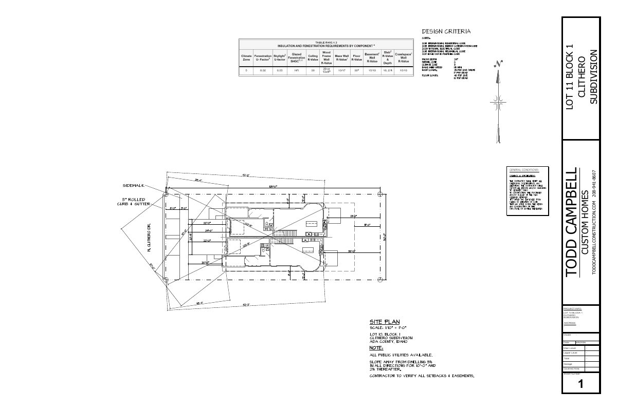 Site plan: Duplex proposed on a vacant 0.14-acre lot