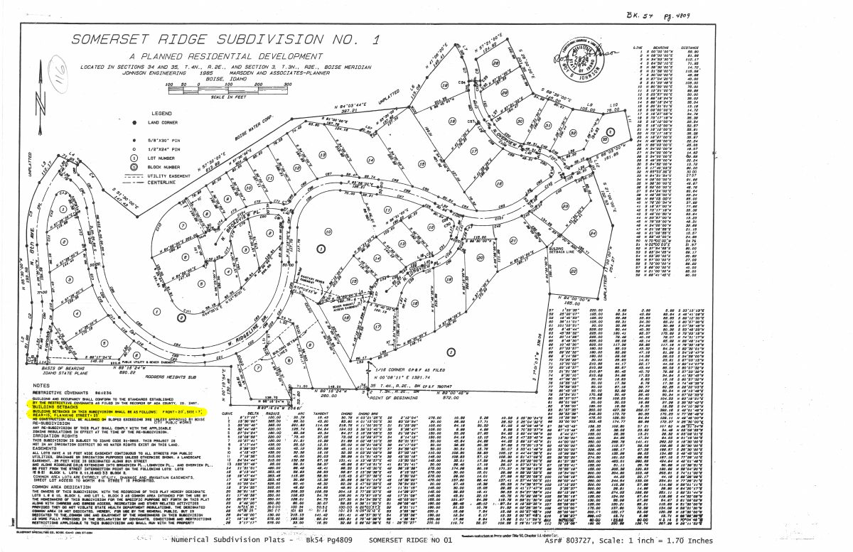 Site plan: Approved: two-home hillside project with accessory dwelling unit