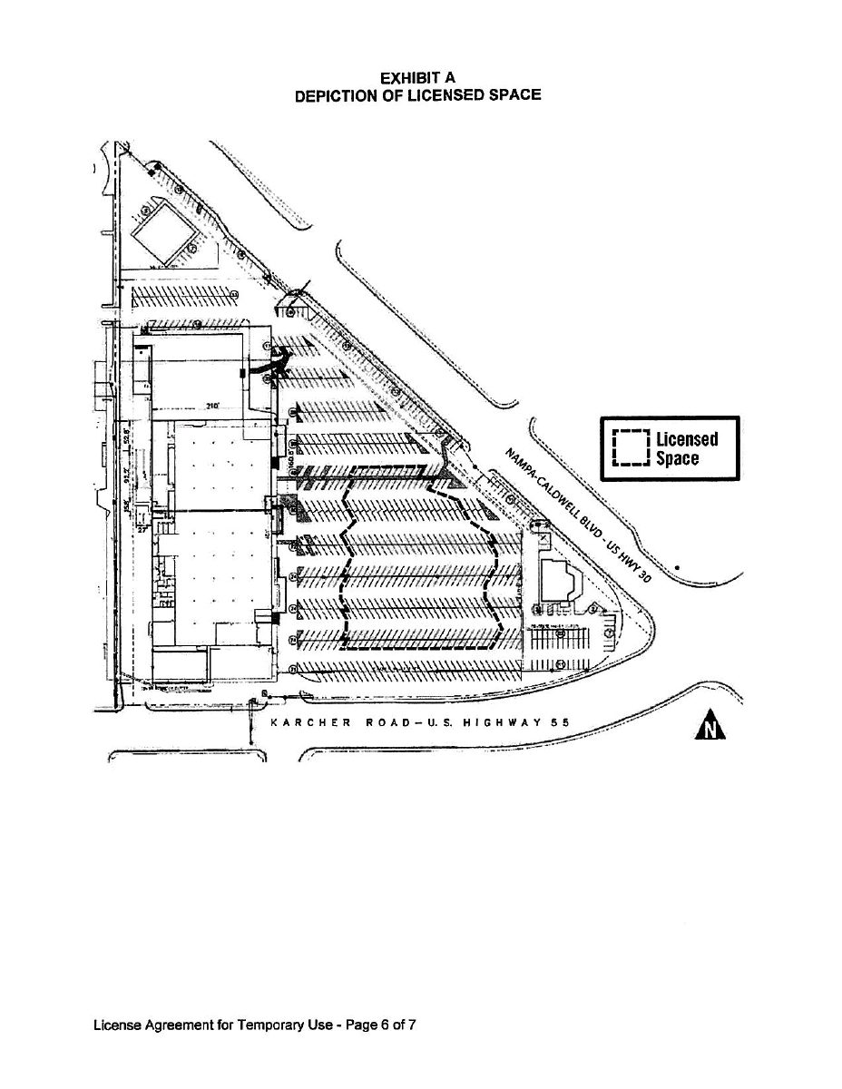 Site plan: Temporary off-site car sales event approved for Team Mazda