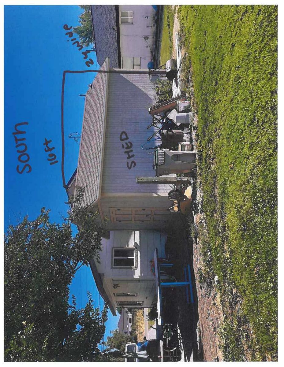 Site plan: Accessory dwelling unit and new shop-home approved on 0.45-acre lot