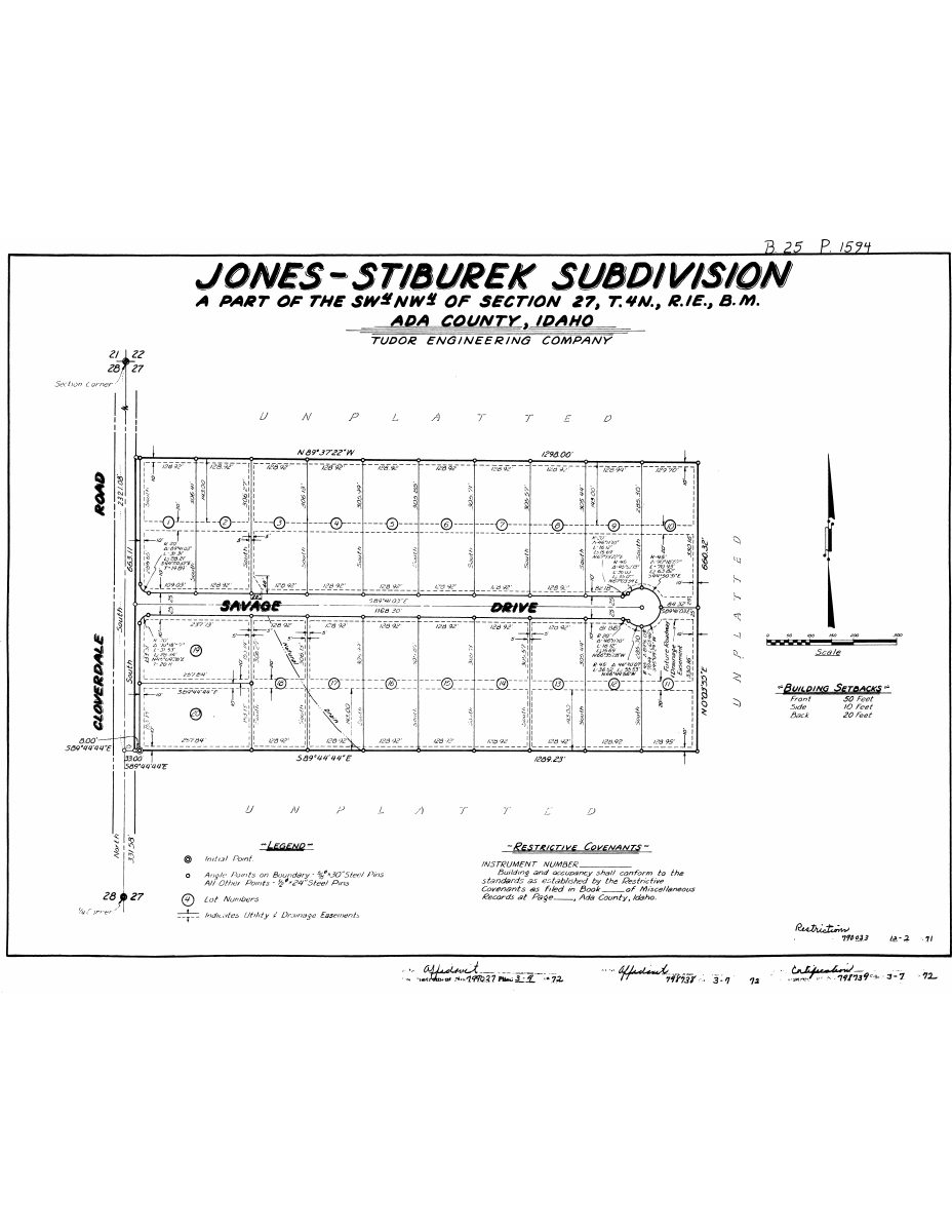Site plan: Homeowner seeks to vacate utility and drainage easement to make room for a pool