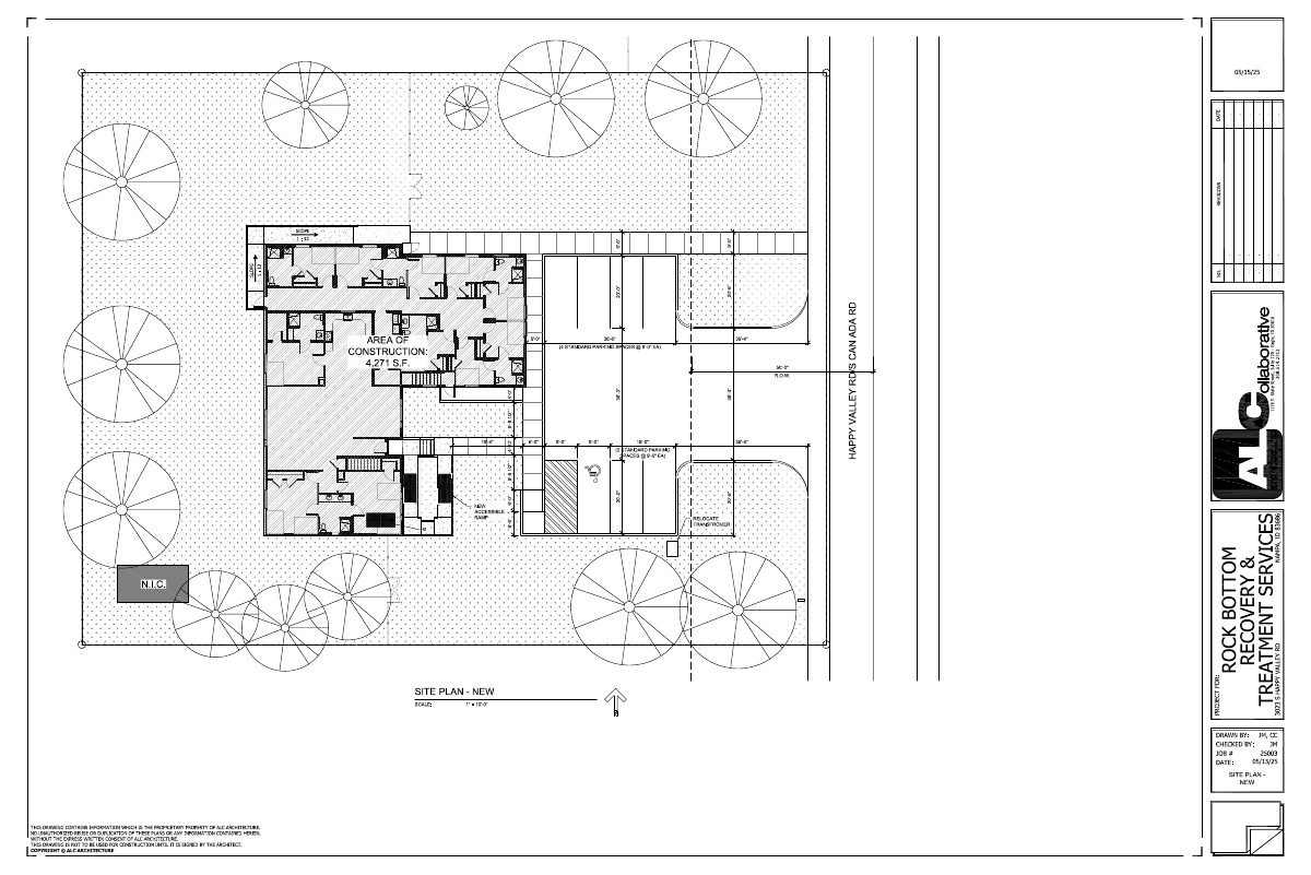 Site plan: Request for live-in and outpatient treatment center withdrawn