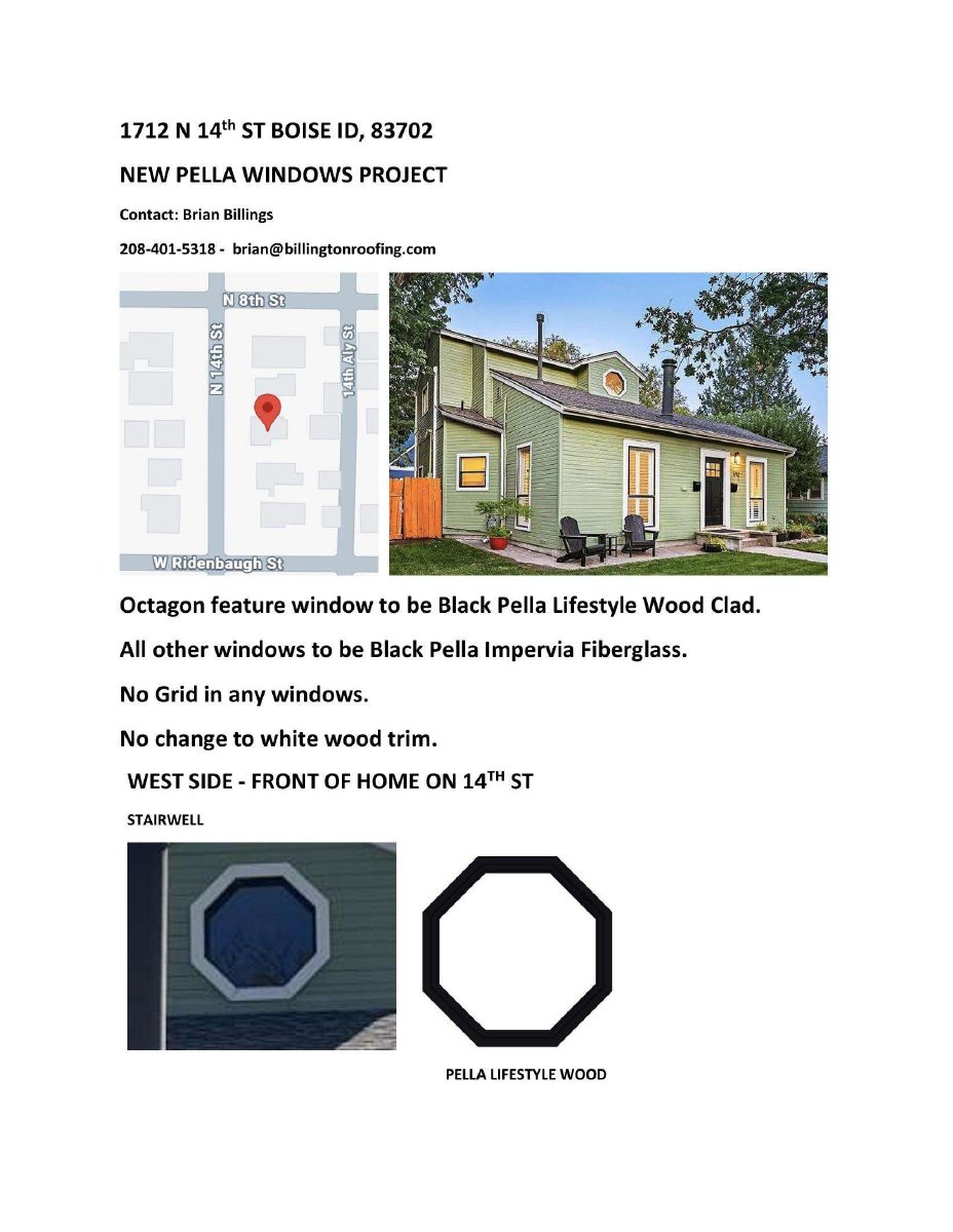 Site plan: Window replacement approved for historic-district house with conditions