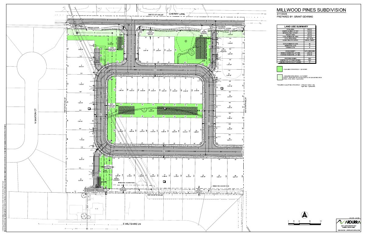 Site plan: Nampa approves 47 single-family homes on 10 acres with conditions